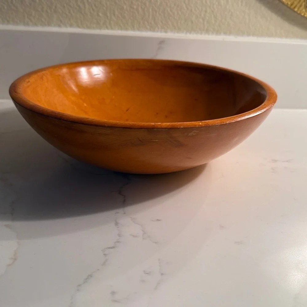 Vintage Wooden Bowl